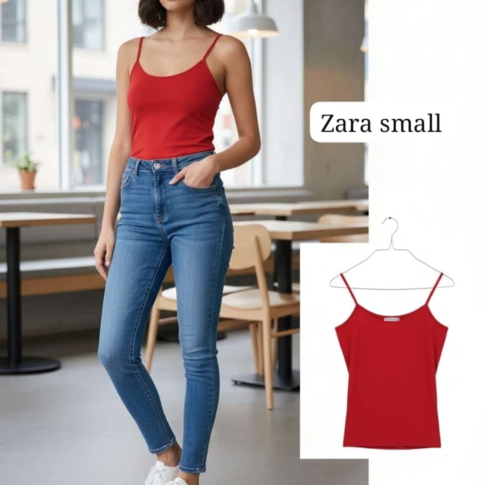 Zara Women's Bold Red Camisole